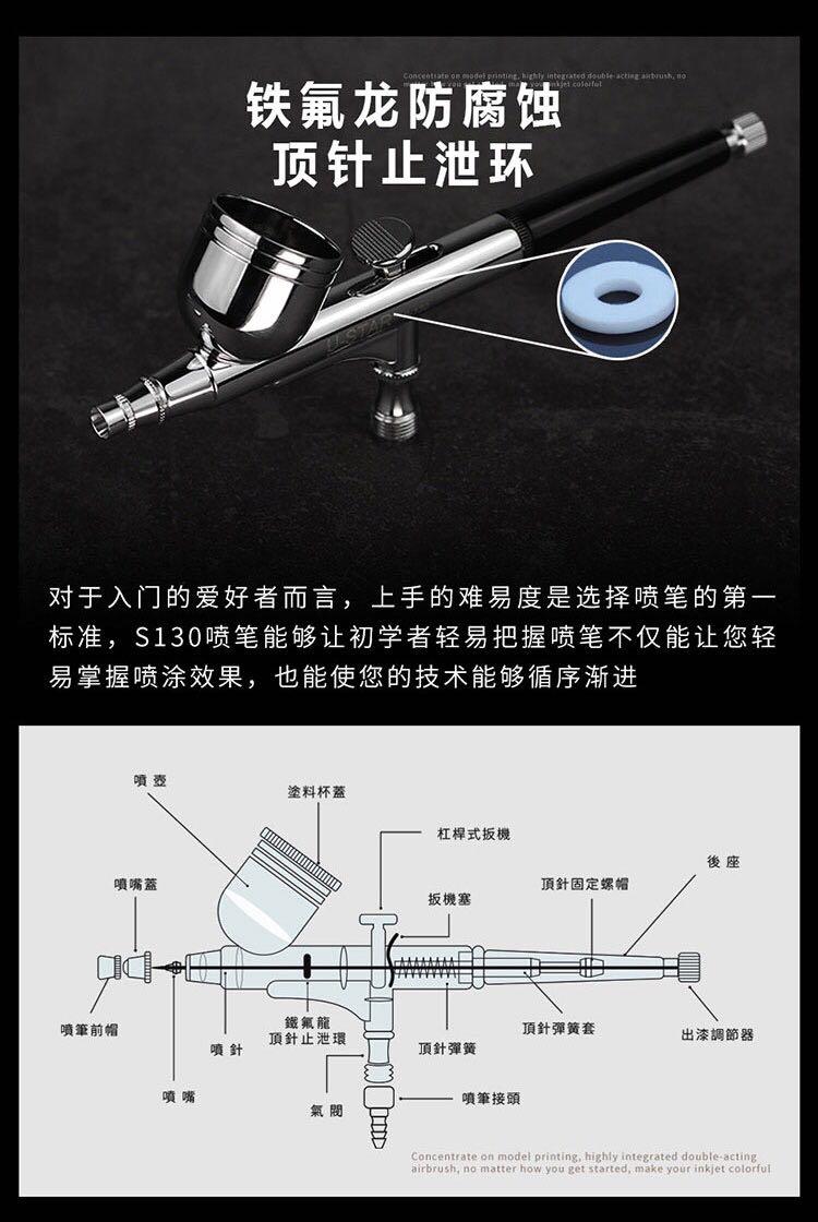 Durable Acting Mini Air Brush Gun Nozzle 0.3mm Airbrush - China Air Brush  Kit, Fingernail Spray Gun Kit
