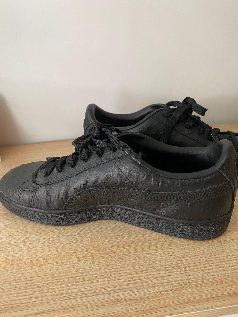 Puma basket ostrich sneakers hot sale