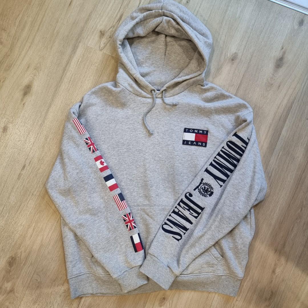 Tommy jeans outlet flag hoodie