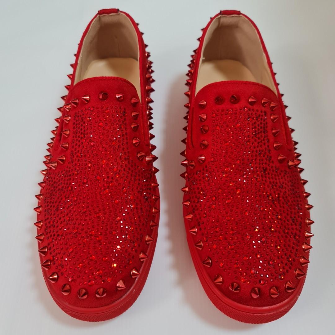 Red Studded Shoes Size 40 Men s Fashion Footwear Casual shoes