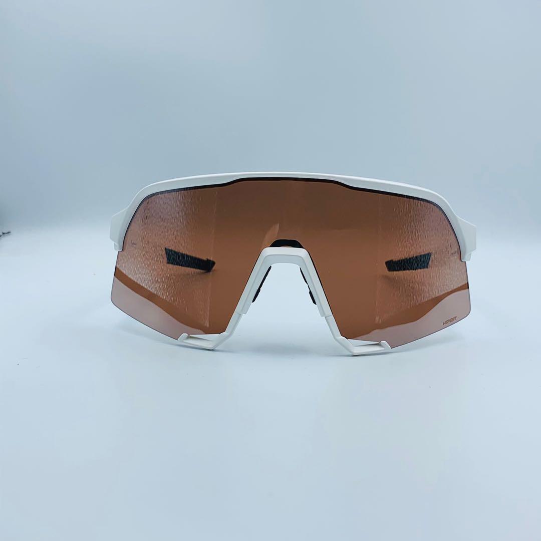 アクセサリー 100% S3 Matte White HiPER Silver Lens SPEEDCRAFT