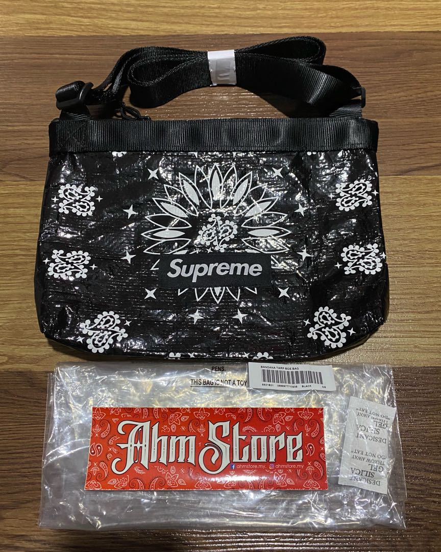 Supreme Bandana Tarp Side Bag 