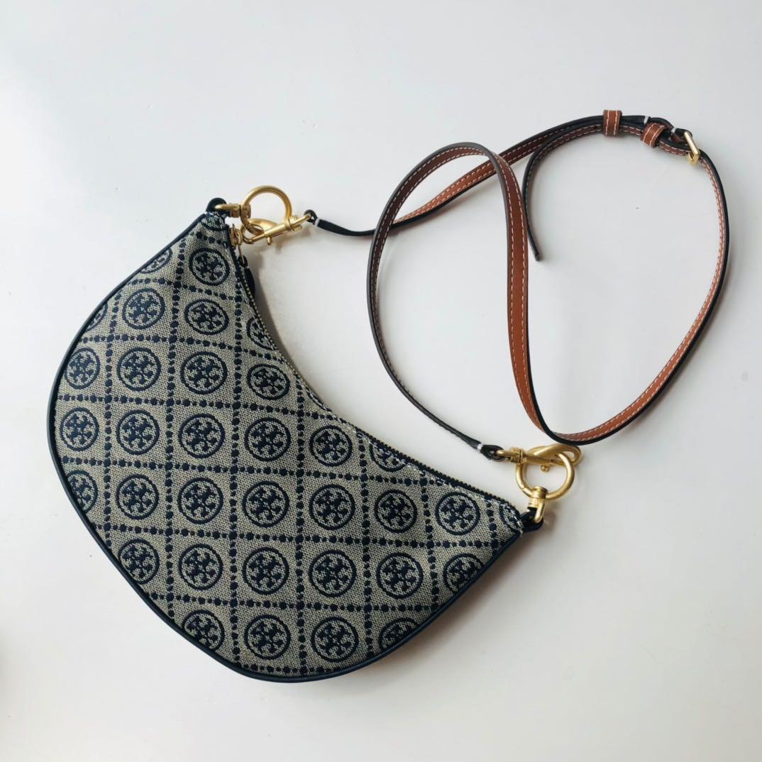 Tory Burch t monogram Jacquard Mini hobo saddle bag, Women's Fashion, Bags  & Wallets, Tote Bags on Carousell