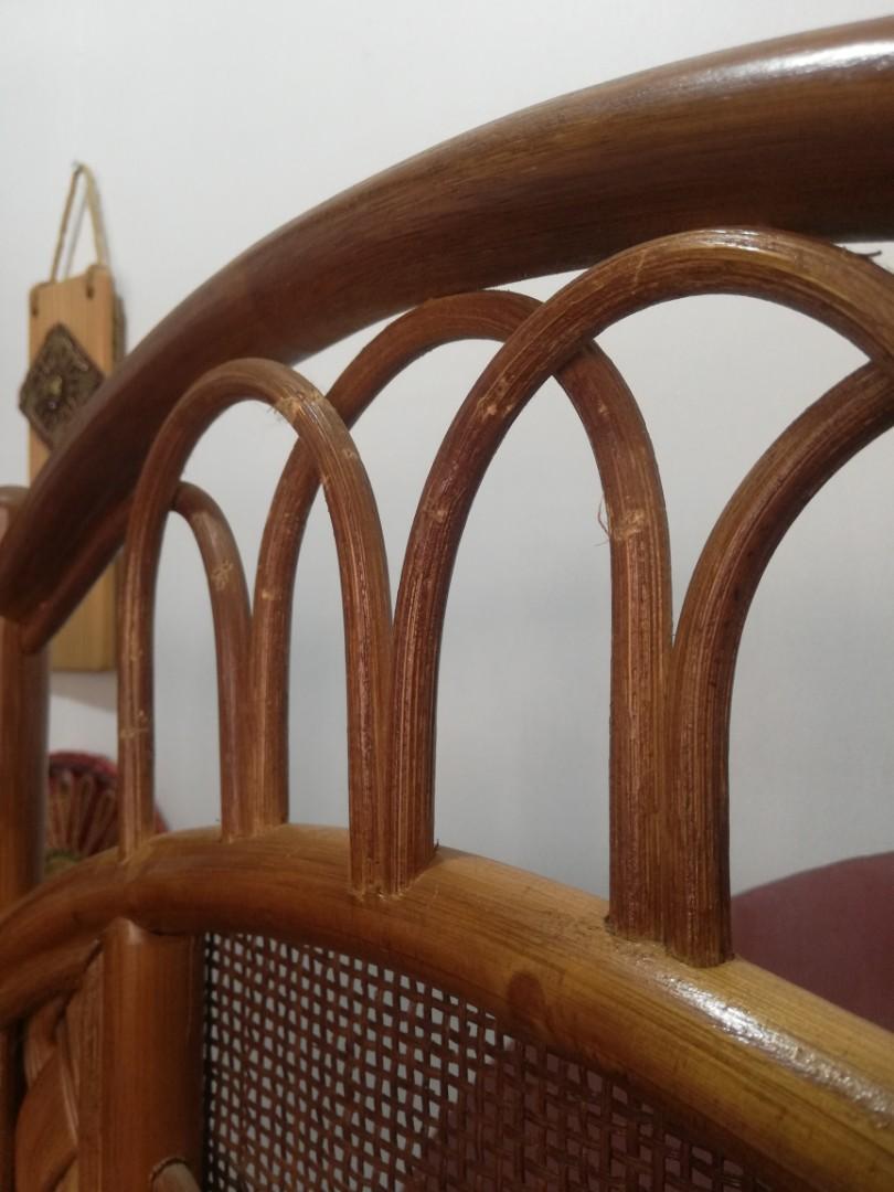 Divi Ratten Trifold rattan partition room divider, Furniture & Home Living ...