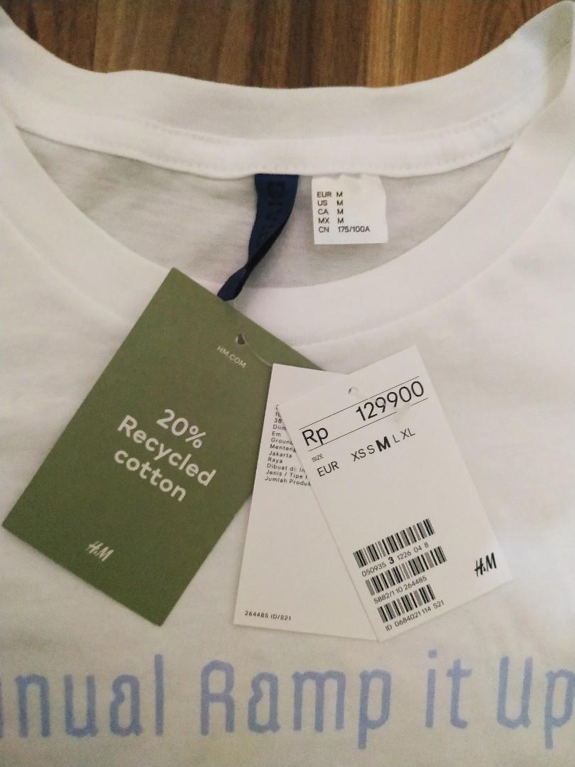 T-shirt H&M Original full tag dan label