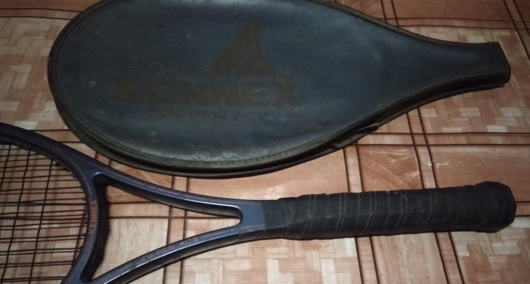 VINTAGE PRO KENNEX COPPER ACE TENNIS RACQUET WITH 3 TENNIS BALLS VINTAGE, Hobbies & Toys