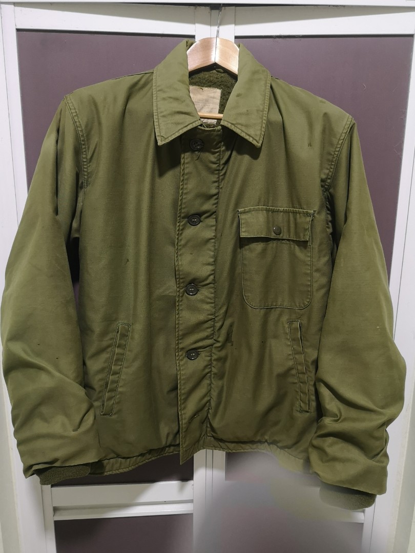 Vintage usn A-2 deck army jacket