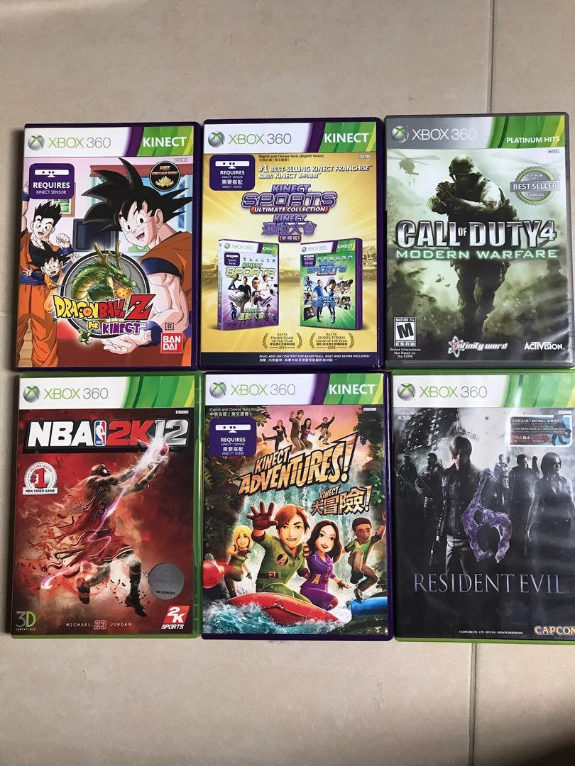 XBOX 360 Kinect with 250GB and Free Xbox Games, Video Gaming, Video Game  Consoles, Xbox on Carousell