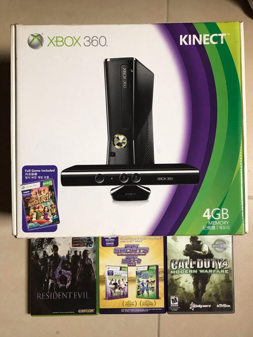XBOX 360 Kinect with 250GB and Free Xbox Games, Video Gaming, Video Game  Consoles, Xbox on Carousell