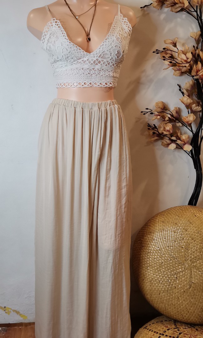zara maxi skirt with slits
