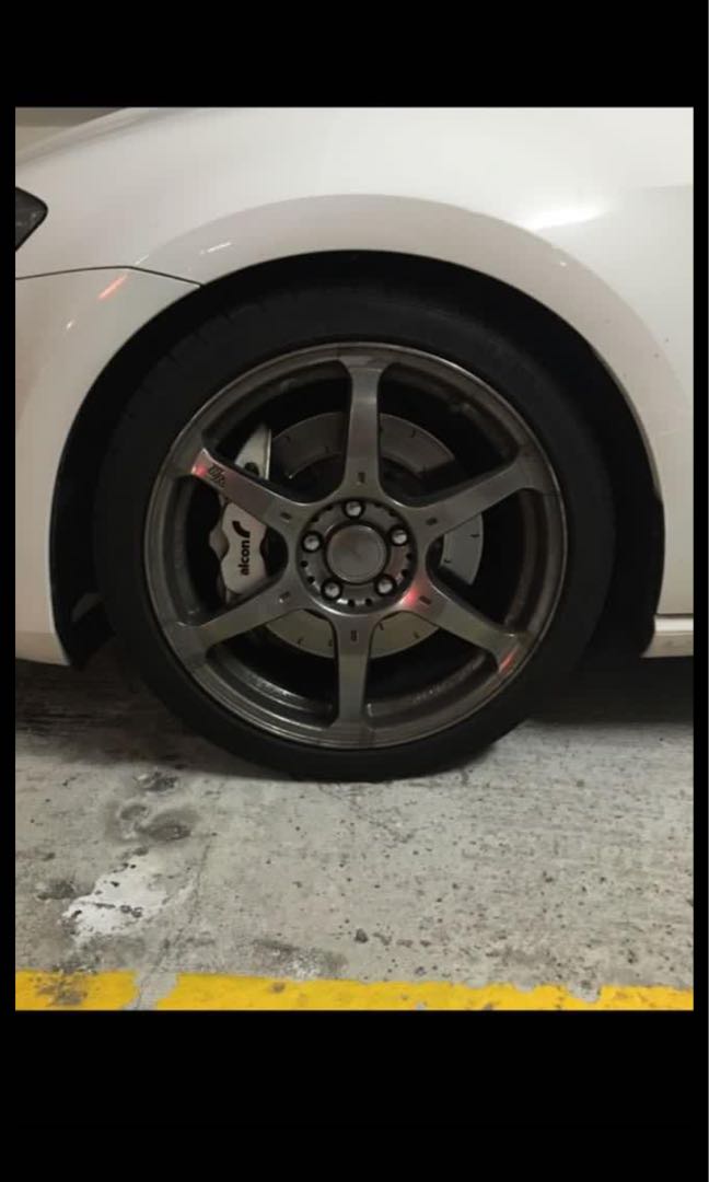 18 rays wheels VW mk6 mk7, 汽車配件, 車軚 - Carousell