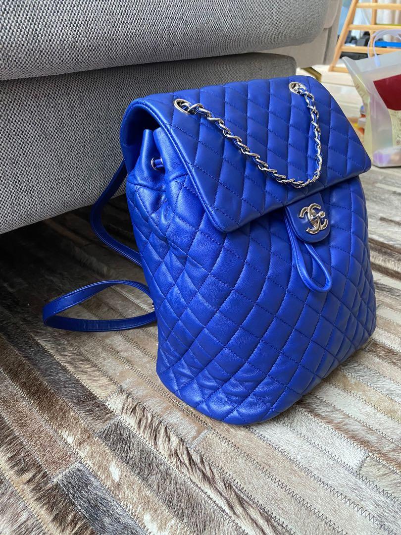 22 Chanel Urban Spirit Backpack Blue, Luxury, Bags & Wallets  display picture 2