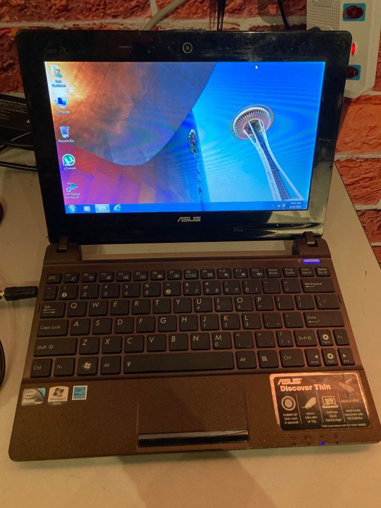 361 Asus Eee Pc X101h Intel Atom Working Device No Battery No Charger Electronics Computers Laptops On Carousell