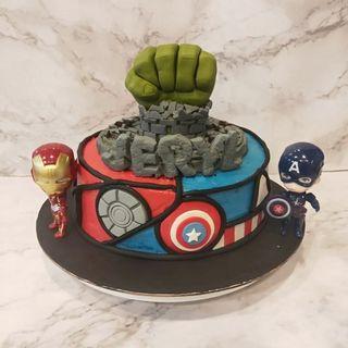 Avengers Cake Food Drinks Carousell Singapore