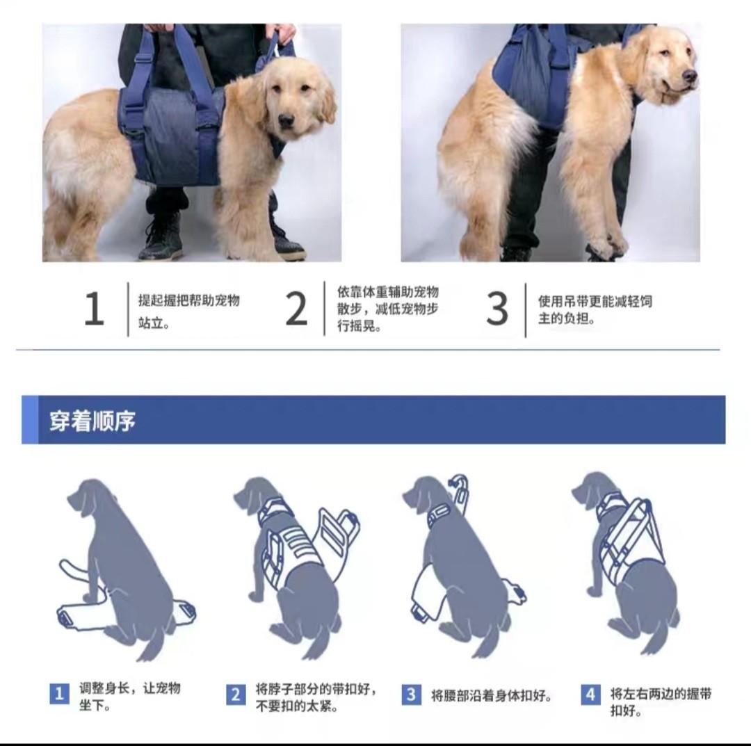 大型犬隻老犬輔助帶斜孭帶大狗用粉紅色 寵物用品 寵物衣服 Carousell
