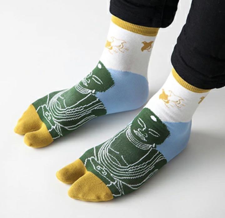 日本製奈良產和柄二指襪 男女皆可 日本襪 日本直送 足袋 忍者襪 Socks 男裝 男裝配飾 Carousell