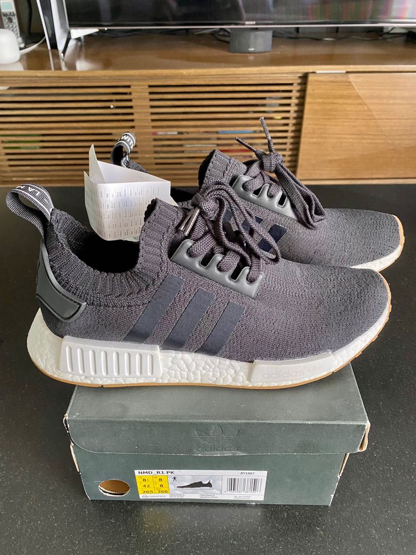 Brand new Adidas NMD R1 Gum Pack Black Men s Fashion Footwear