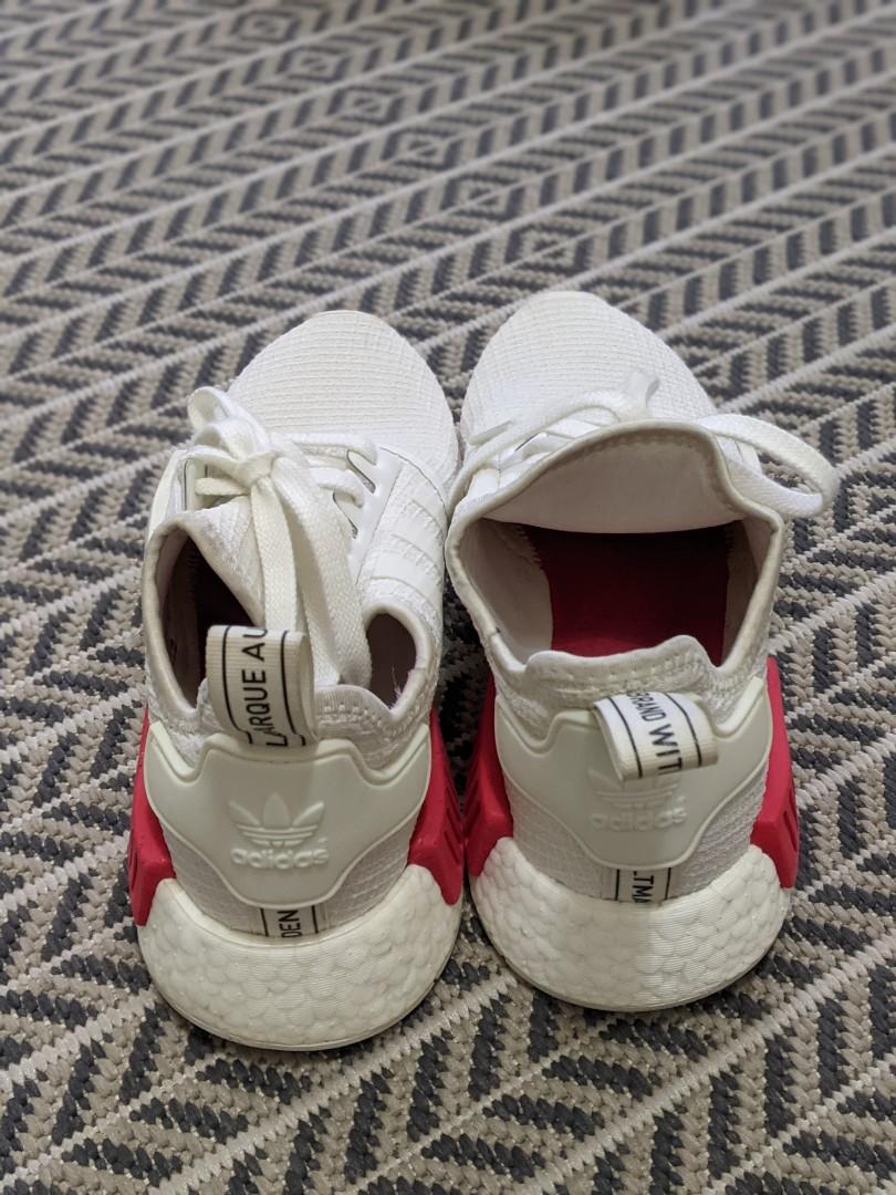 Adidas NMD R1 off White Men s Fashion Footwear Sneakers on