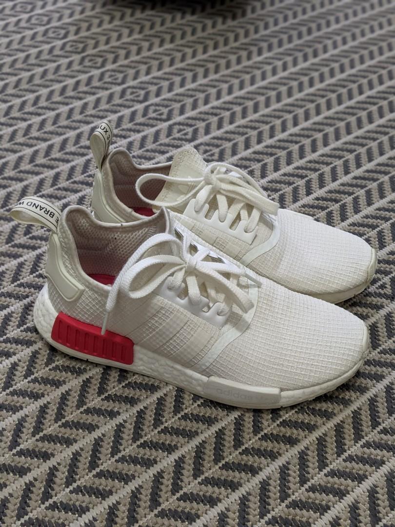 adidas NMD R1 Off White Lush Red