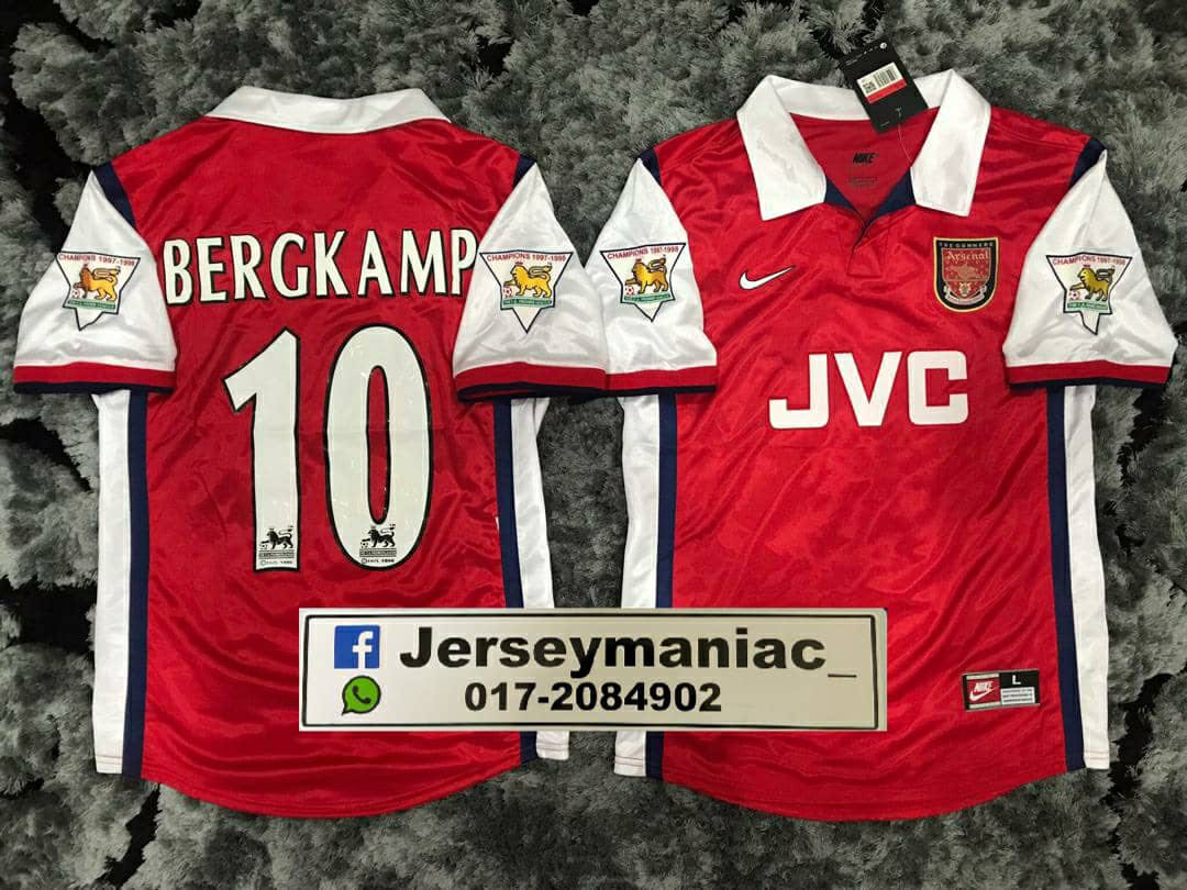 Bergkamp outlet arsenal jersey