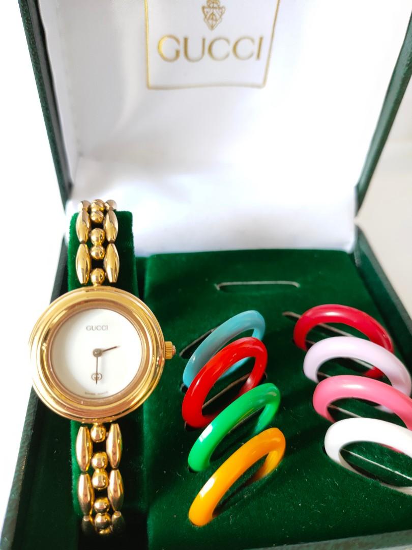 Auth Gucci Rice link Interchangeable 