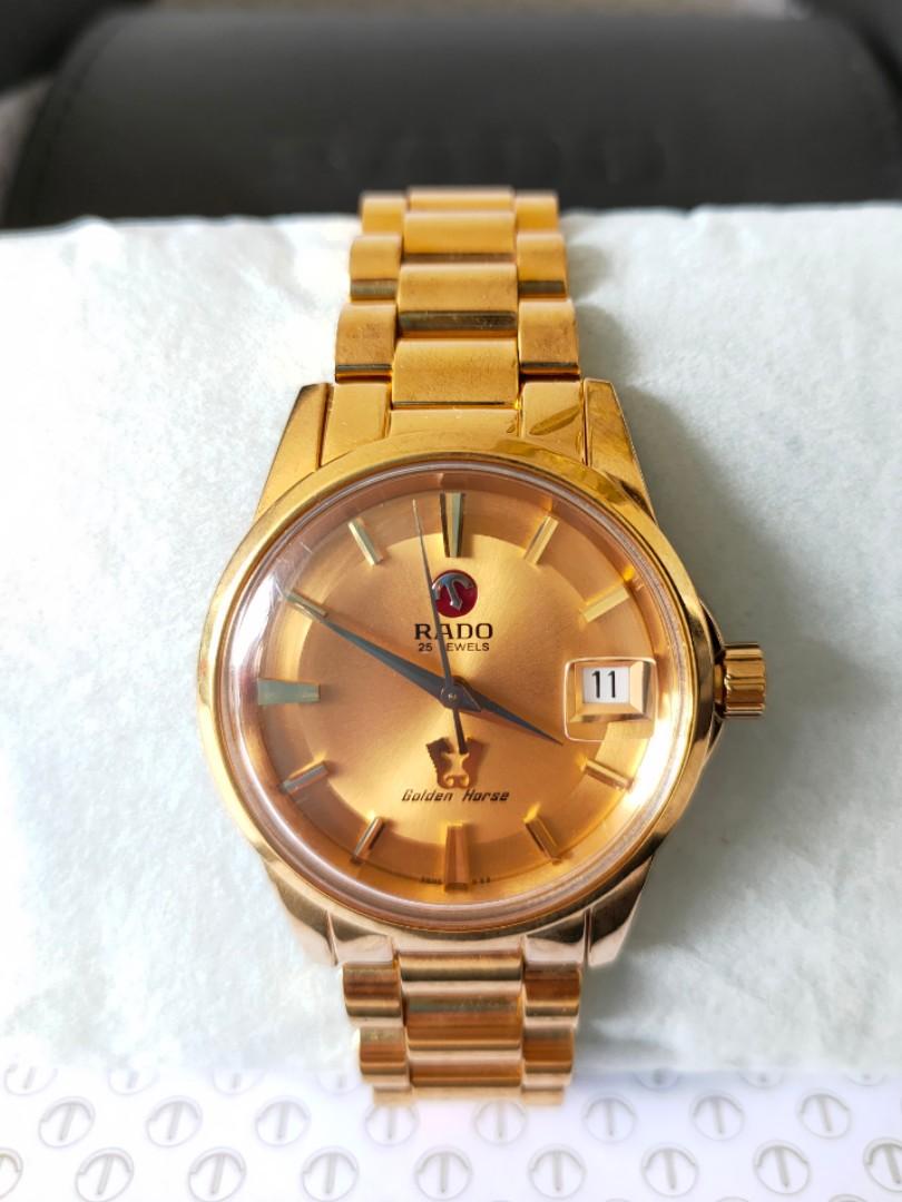 Rado 18k gold discount watch