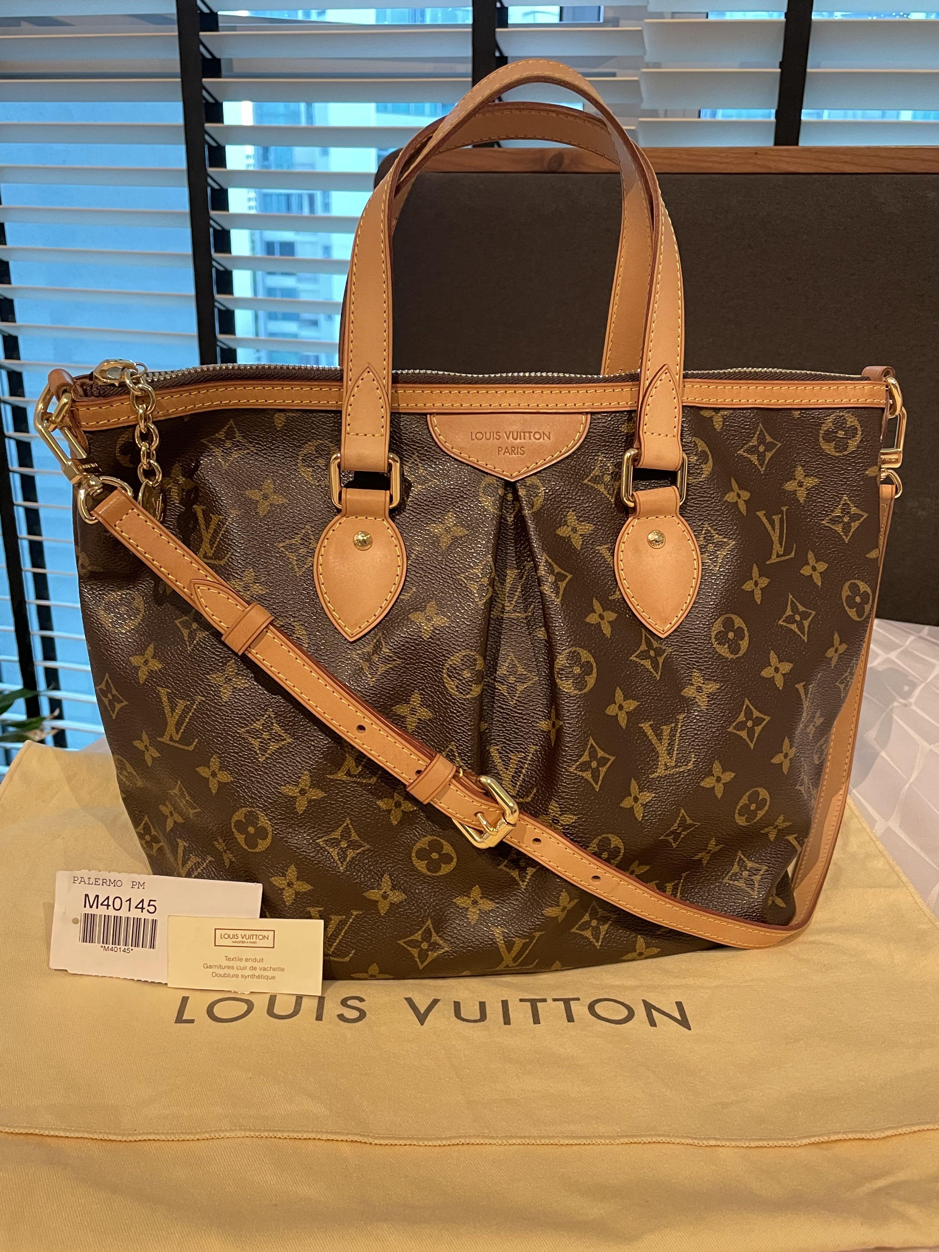 LV PALERMO PM, Luxury, Bags & Wallets on Carousell