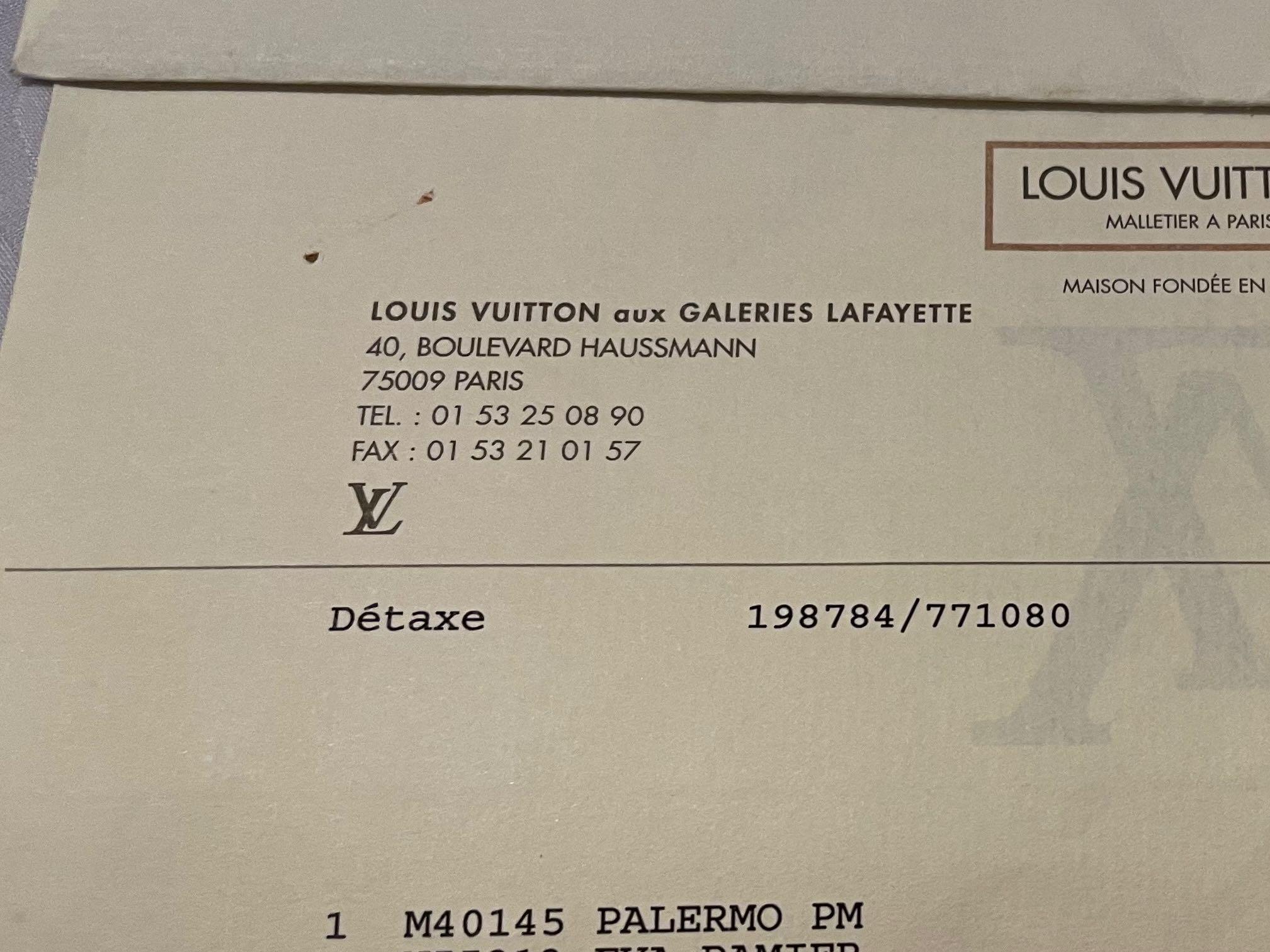 AUTHENTIC Louis Vuitton Palermo PM PREOWNED (WBA433) – Jj's Closet