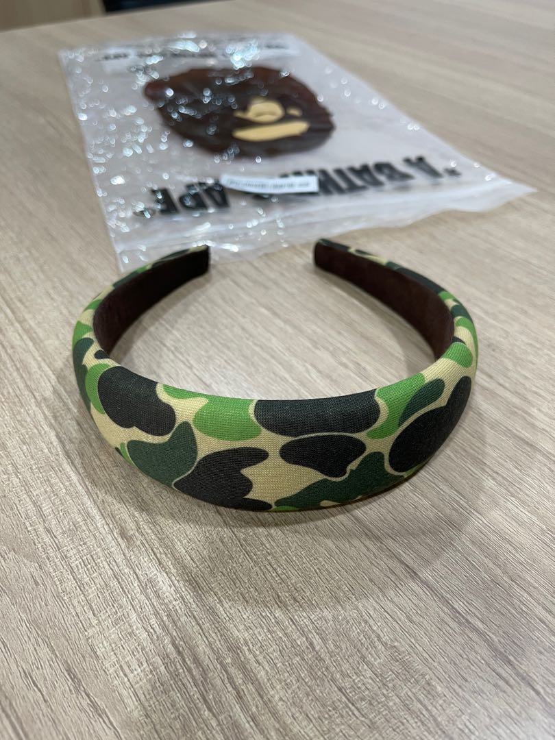 BAPE Headband in Camo Women s Fashion Watches Accessories Hats Beanies on Carousell