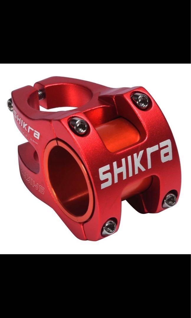 red mountain bike stem