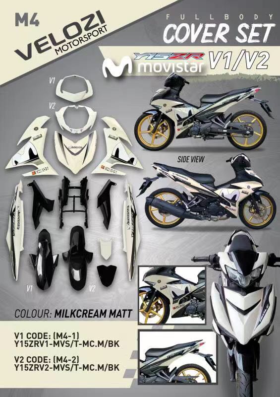 Body Cover Set Yamaha Sniper 150 Y15zr Mxking Motorcycles Motorcycle Accessories On Carousell