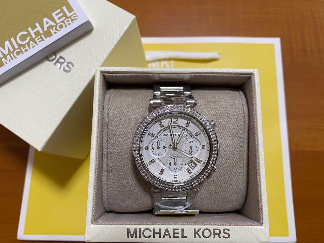 Brand New Michael Kors Parker MK5353 Chronograph Watch Hari