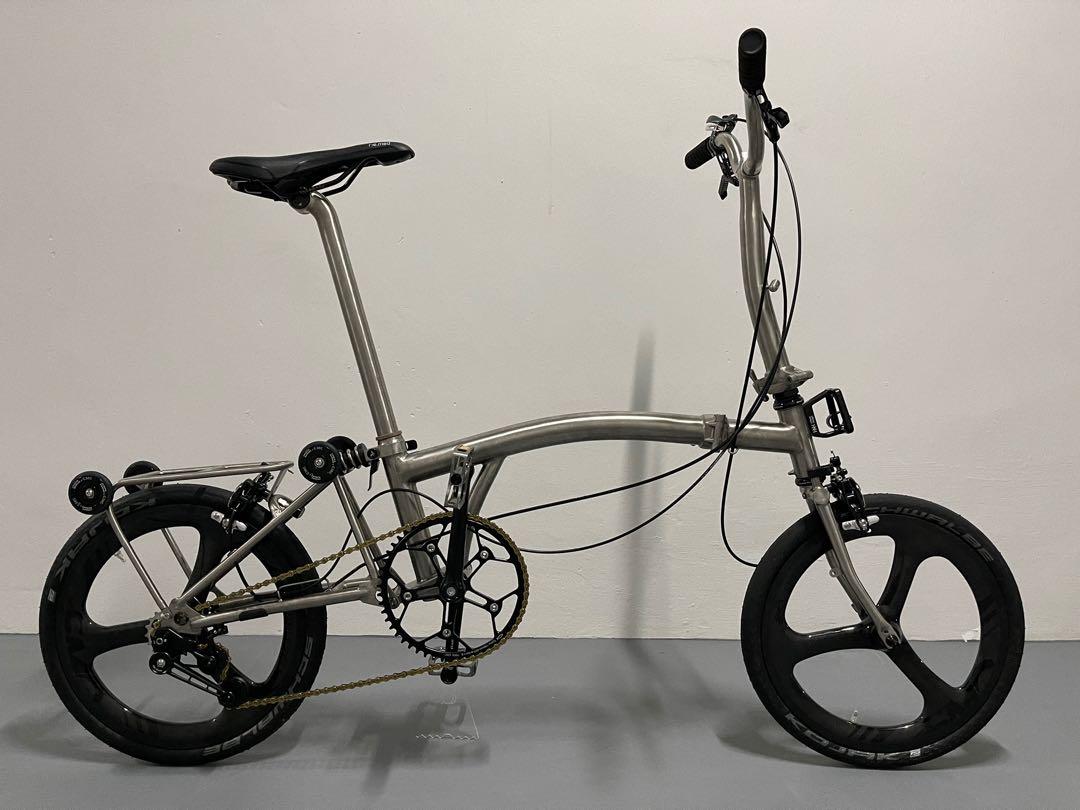Titanium top brompton clone