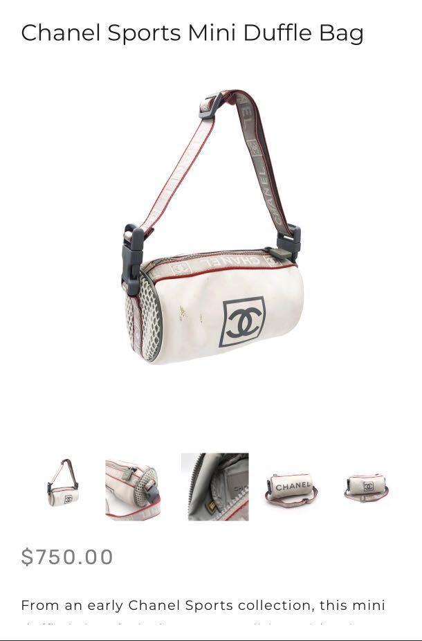 Chanel mini hot sale duffle bag