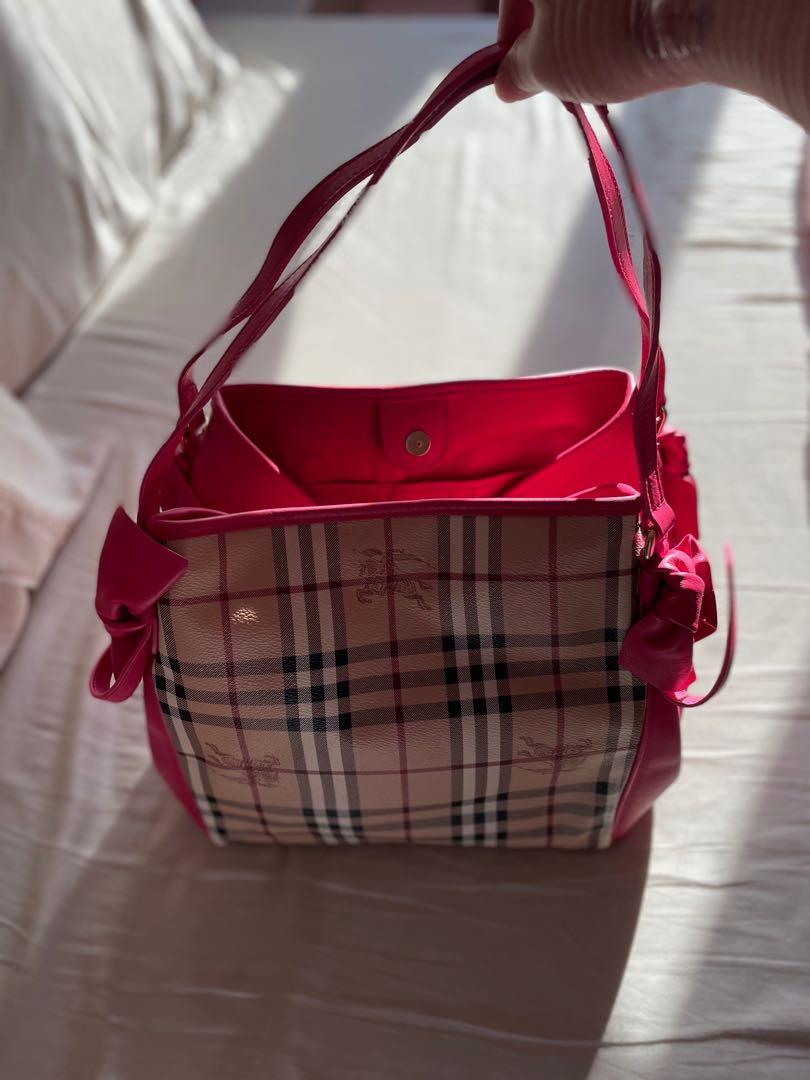 burberry pink handbag