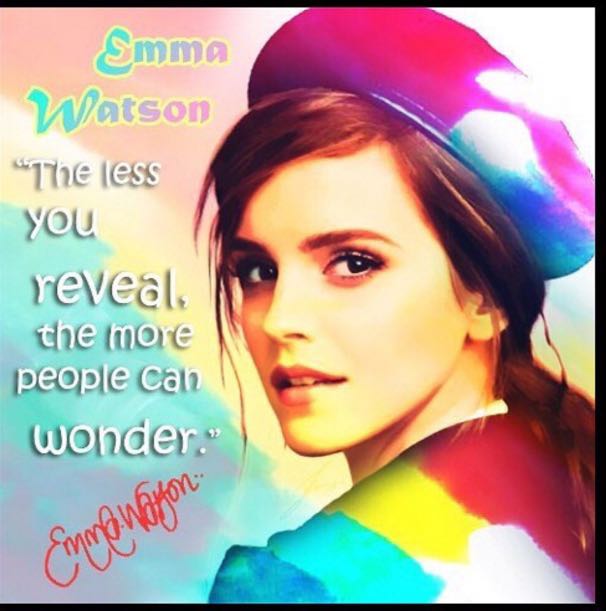 Canvas art frame graphics design Emma Watson, Hobbies & Toys