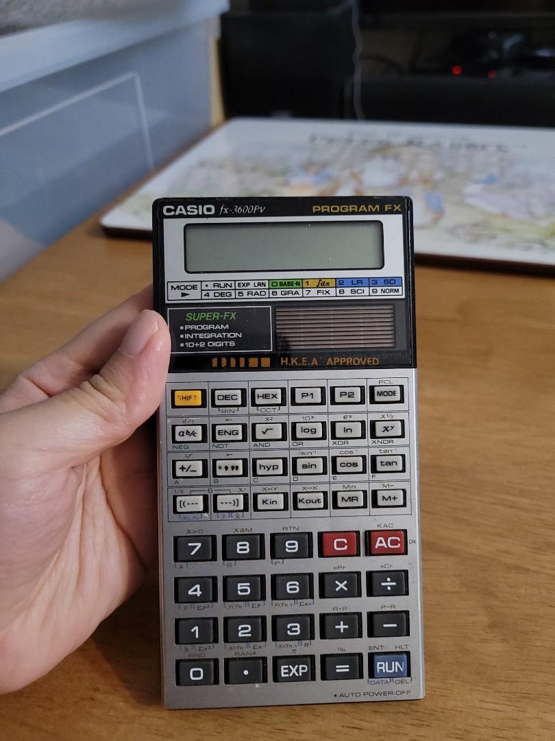 Casio fx 3600PV HKEA approved fx 3600