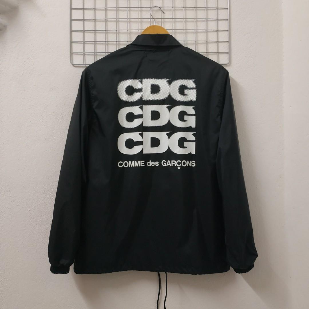 cdg x stussy coach jacket