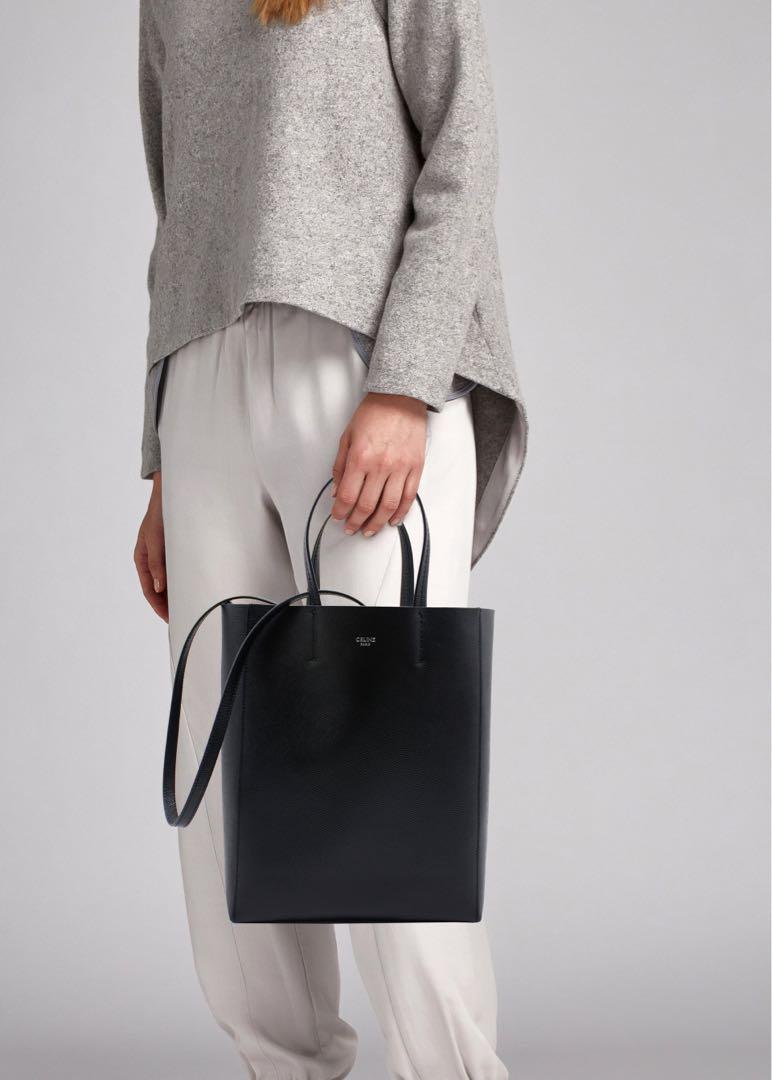 Celine cabas leather tote hotsell