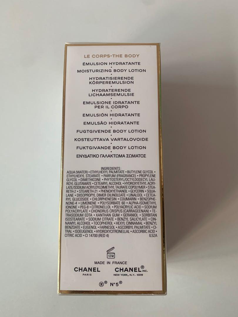Chanel no.5 body lotion, Beauty & Personal Care, Bath & Body, Body Care