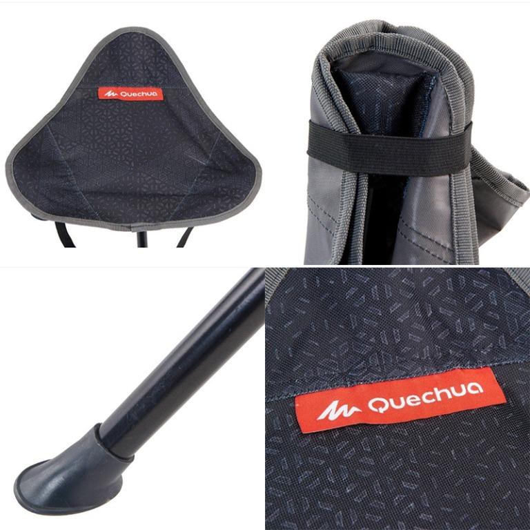 CHEAP LIKE NEW DECATHLON QUECHUA CAMPING TRIPOD FOLDING STOOL