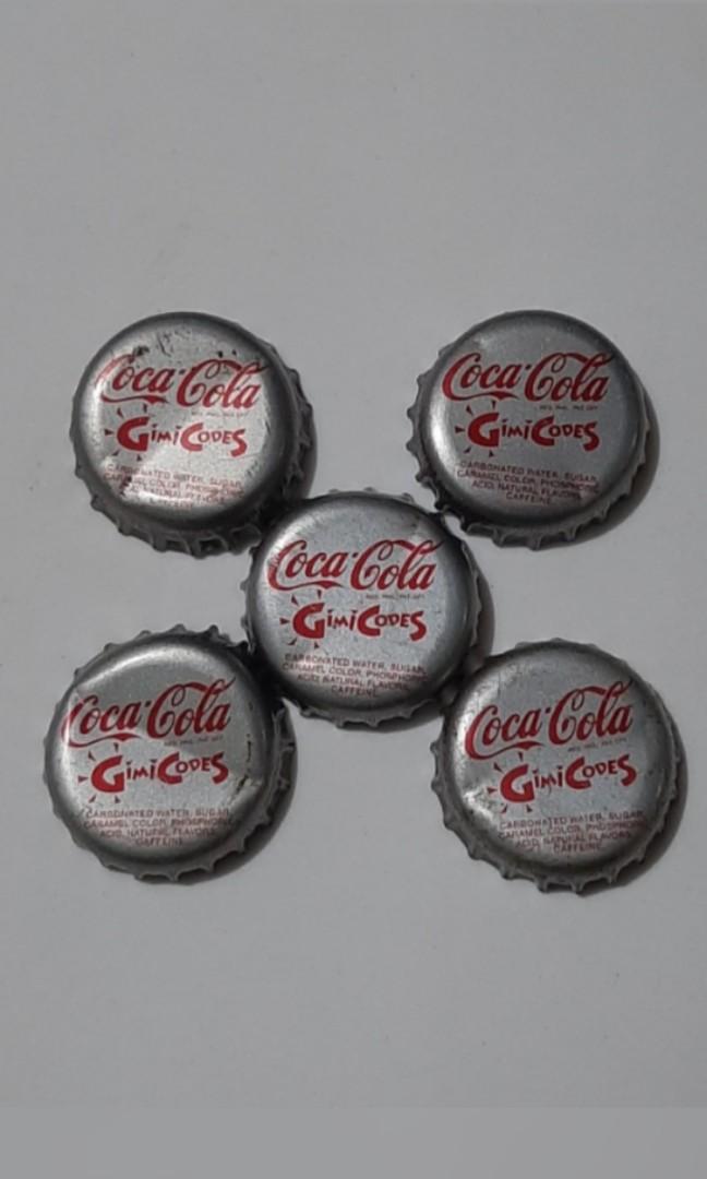 Coca Cola Coke Gimi Codes Collectible Crowns Tansan Philippine Promo