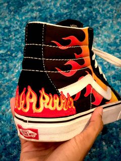 Custom van shoes discount for sale