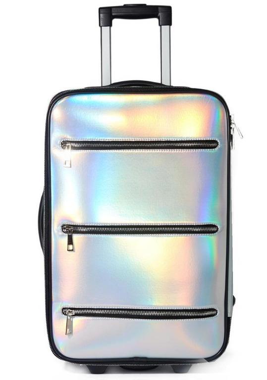 It holographic suitcase hotsell