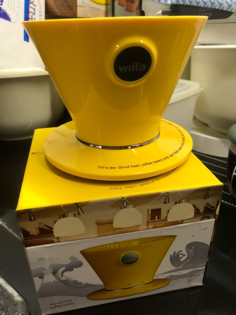 Drip Coffee maker Wilfa SVART 咖啡濾杯 全新連盒 Drip coffee maker 手沖咖啡, 家庭電器