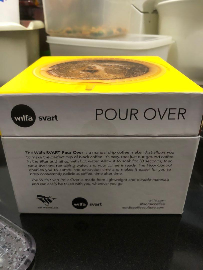 Drip Coffee maker Wilfa SVART 咖啡濾杯 全新連盒 Drip coffee maker 手沖咖啡, 家庭電器
