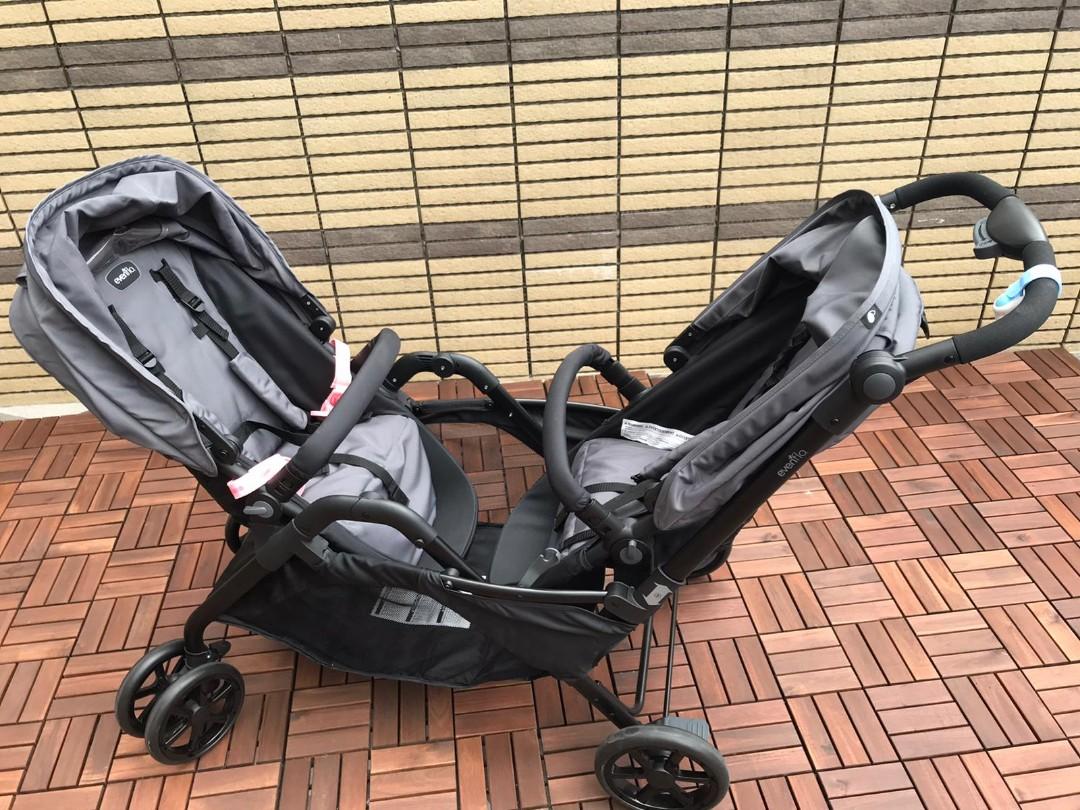 Evenflo double hotsell stroller parallel