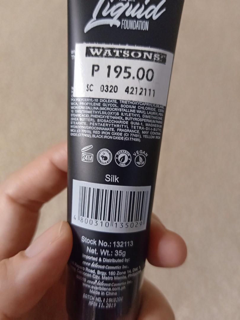 ever bilena foundation silk