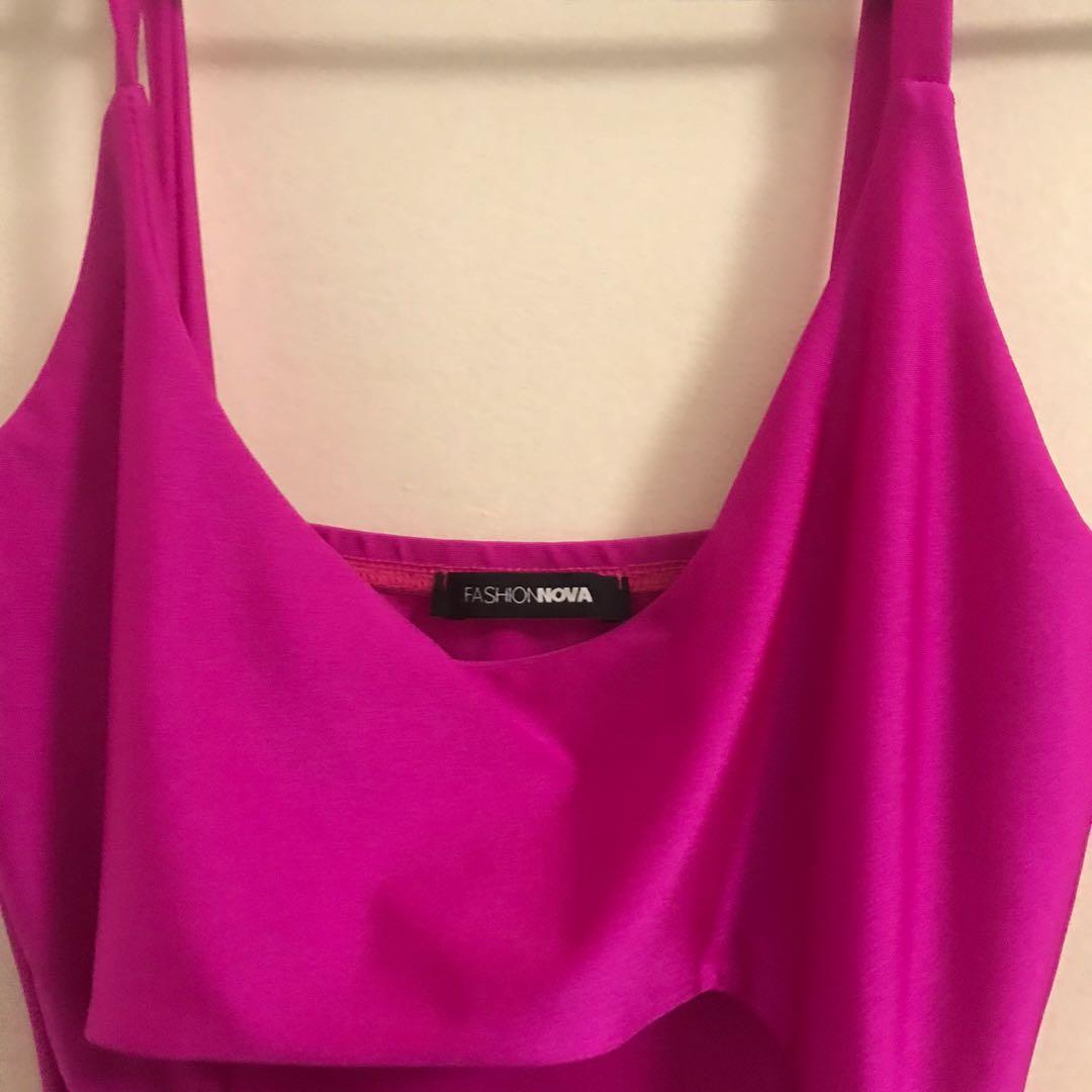 Fashion nova kim k pink dress cheap