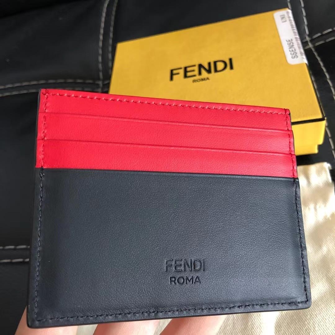 Fendi card shop holder ssense